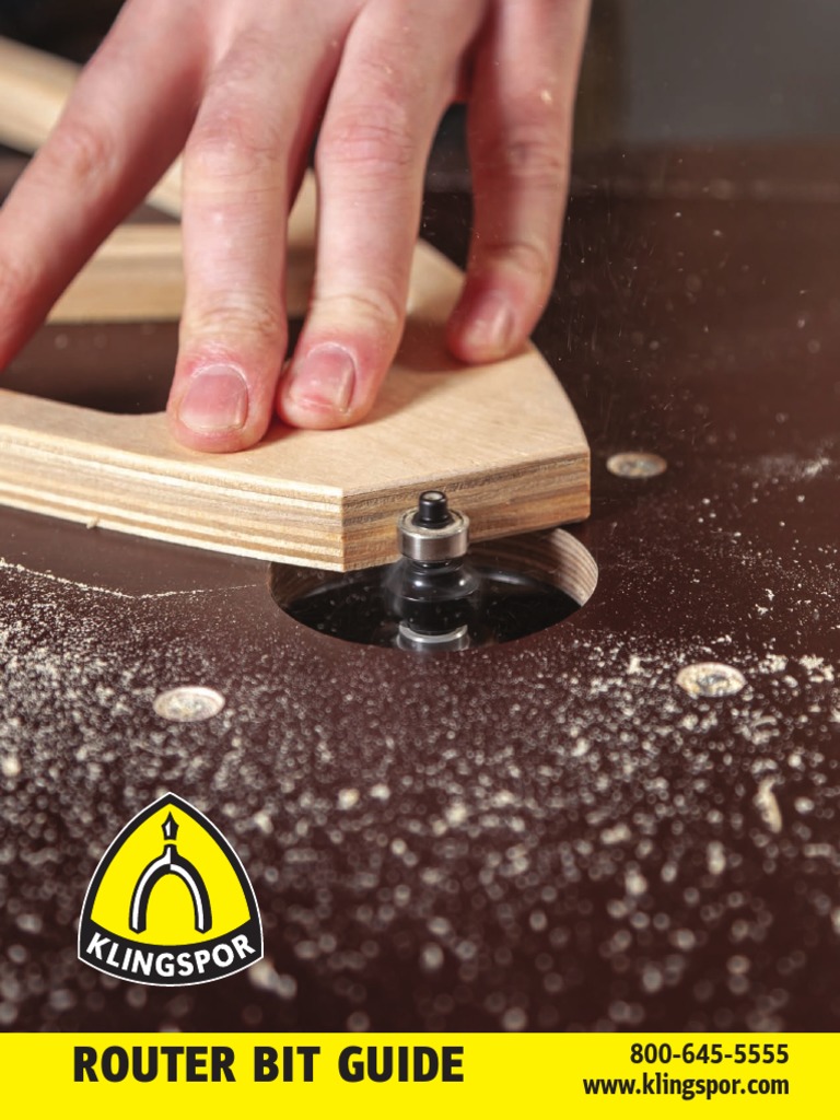 Router Bit Guide PDF Industrial Processes Materials