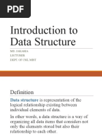 Introduction To Data Structure: Md. Jakaria Lecturer Dept. of Cse, Mist