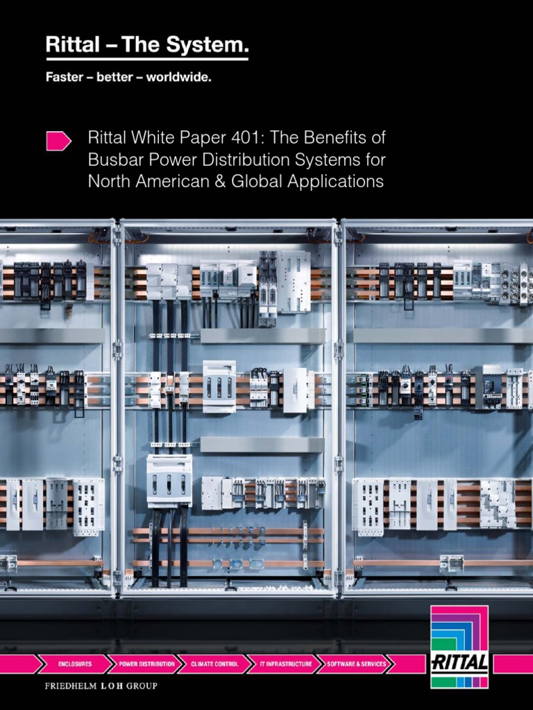 Rittal White Paper 401: The Benefits of Busbar Power Distribution ...