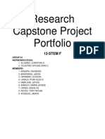 Research Capstone Project Portfolio STEM F GROUP2