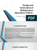 Design of Multipurpose Agriculture Vehicle