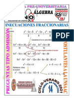 Inecuacones Fraccionarias