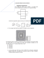 Prueba de Matematica