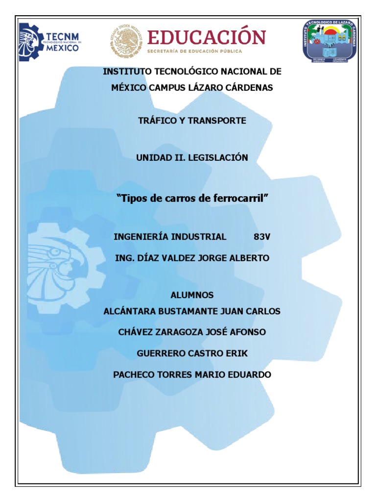 Tipos de Ferrocarriles PDF Vehículo de pasajeros (ferrocarril