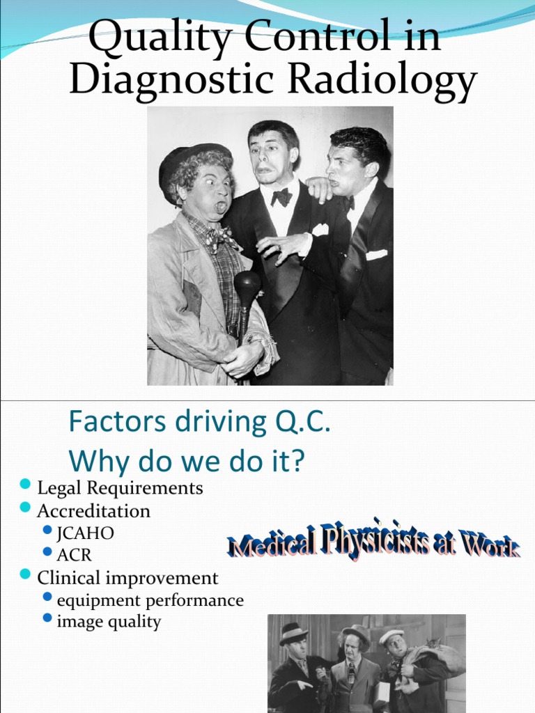 Quality Control in Diagnostic Radiology | PDF | Electromagnetic ...