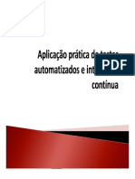 Aplicação Prática de Testes Unitários e Integração Contínua