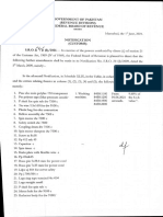 Government of Pakistan (Revenue Division) Federal Board of Revenue