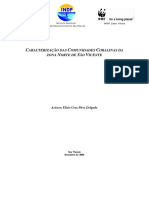 C C C N S V: Aracterização Das Omunidades Oralinas Da Zona Orte de ÃO Icente