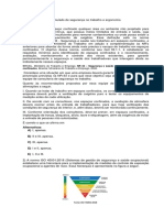 Simulado de Segurança No Trabalho e Ergonomia