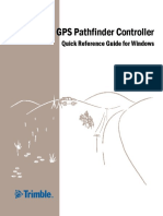 GPS Pathfinder Controller: Quick Reference Guide For Windows