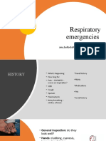 Respiratory Emergencies: Amy Bullock Amy - Bullock@students - Plymouth.ac - Uk
