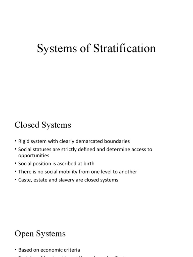 Understanding Social Stratification | PDF | Caste | Social Stratification