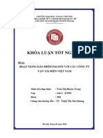 Khóa luận tốt nghiệp - Hoạt động bảo hiểm P & I đối với các công ty vận tải biển Việt Nam - 929153