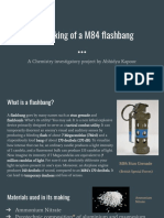 The Making of A M84 Ashbang: A Chemistry Investigatory Project by Abhidyu Kapoor