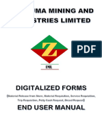 SAP End User Manual For Digitalized Form