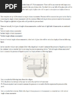 Vertical and Inclined Single Column Manometer