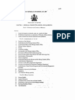 Nigeruian Minerals and Mining Act, 2007