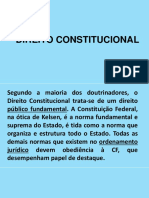 Direito Constitucional Aula 1