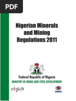 Nigerian Minerals and Mining Regulations 2011