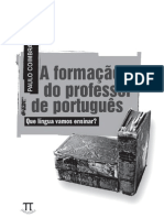 a formação do professor de portugues