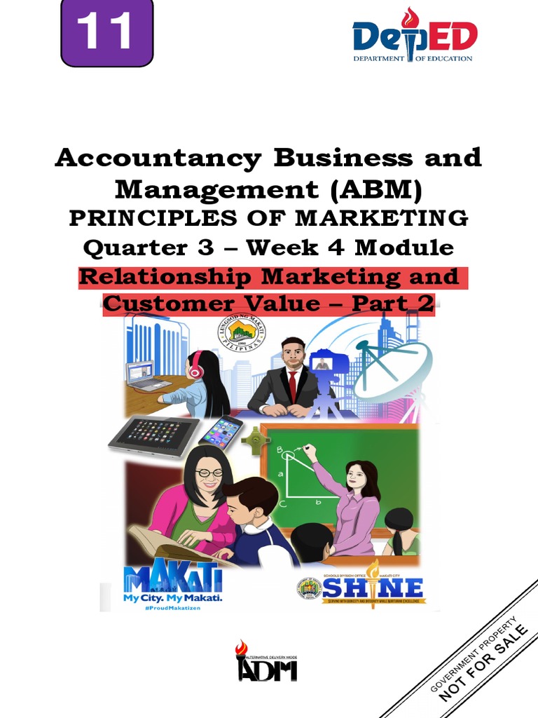 Principles Of Marketing Quarter 3 Module 4 For Print Pdf