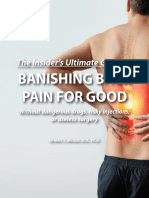 The Insider's Ultimate Guide To: Banishing Back Pain For Good