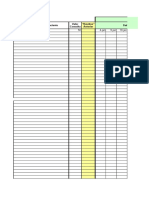 Planilha para Controle de Recebimentos e Cadastro de Pacientes