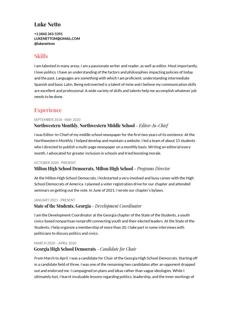 Aspiring Political Leader's Journey | PDF | Democratic Party (United ...