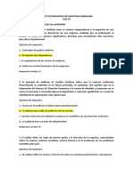 Banco de Preguntas de Auditoria Financiera Aula 34