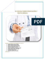 Ejercicios Cálculo de Dosificacion y Receta Médica Gp1 - h3