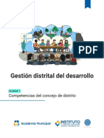 Roles y competencias de síndicos y concejales de distrito