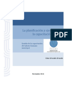 La Planificación y Ejecución de La Capacitación. UNED