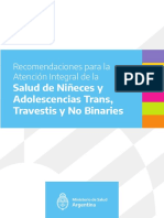 Guía para La Atención de La Salud de Niñeces y Adolescencias Trans