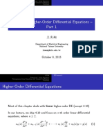 Chapter 4: Higher-Order Differential Equations - : October 8, 2013