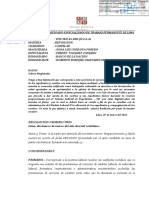 Corte Superior de Justicia Lima - Resolución sobre reposición provisional