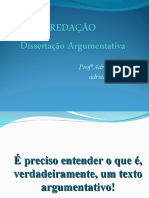 Dissertação Argumentativa