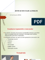 Cursul II Dermatologie - Tegumente Și Mucoase Alterate