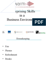 Enterprising Skills Ina Business Environment