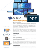 Productblad - Q-Bix Digitale Signalisatie