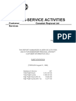 In-Service Activities: Customer Canadair Regional Jet Services