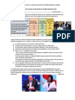 Evaluación de Salida en Matemática Primer Bimestre