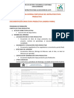 Estructura Documentación Etapa Productiva VRS3