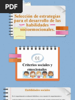 Criterios Sociales, Emocionales, Contextualesy de Creencias