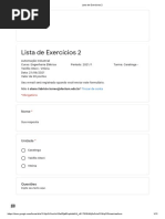 Lista de Exercícios 2