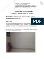 Proyecto Tiempo Libre Evaluación Primera Actividad