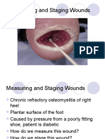 wound measuring and staging