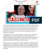 Religion - SAN PEDRO Y SAN PABLO