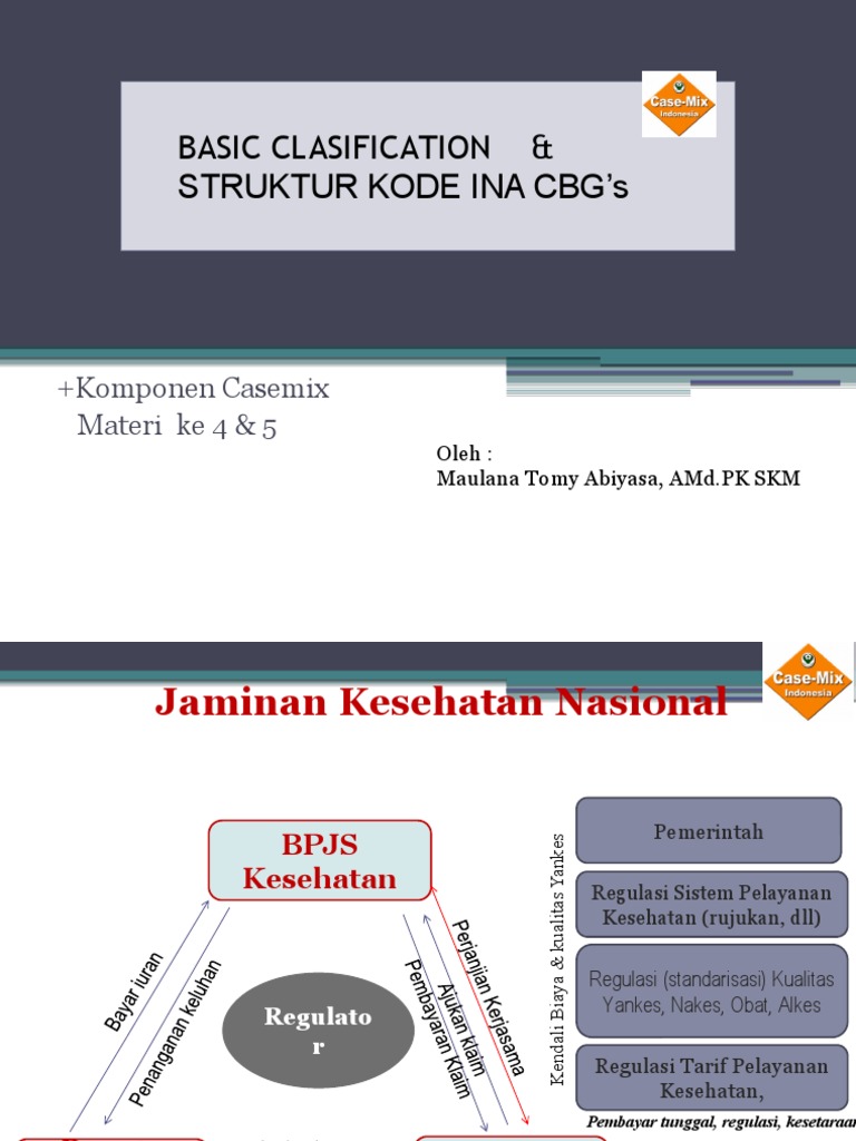 Struktur dan Klasifikasi INA CBGs JKN | PDF