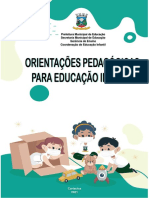 Orientações Pedagógicas para Educação Infantil