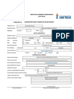 Ficha de Inscripción